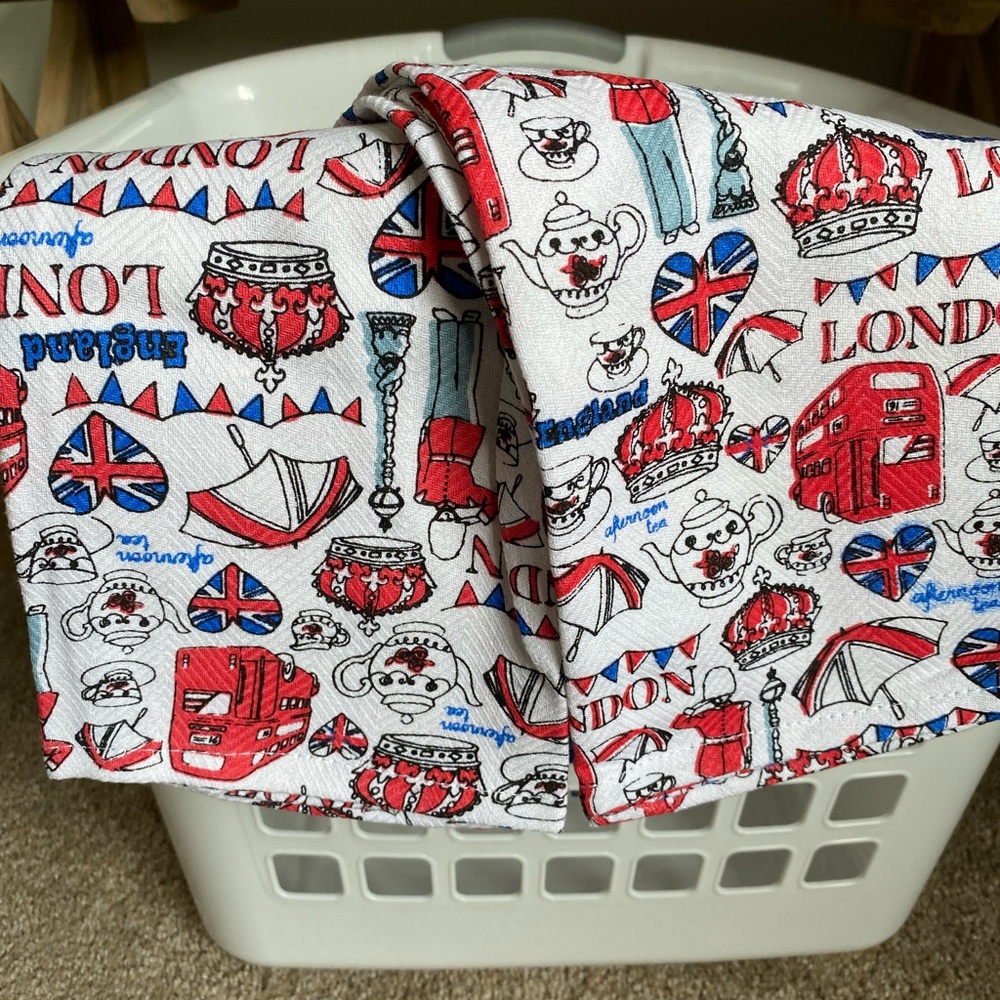 Set of 2 London Tea Towels